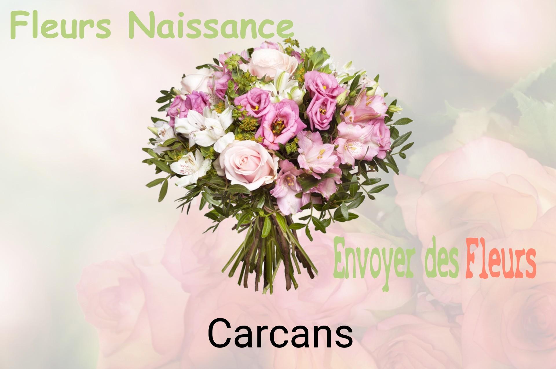Bouquet de fleurs de naissance livré à Carcans
